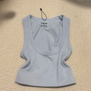 Garage Women's Sky Blue Ribbed Tank Top